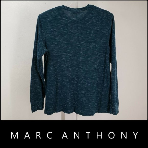 Marc Anthony Men  Slim Fit Henley Shirt Size 2XL - Picture 4 of 7